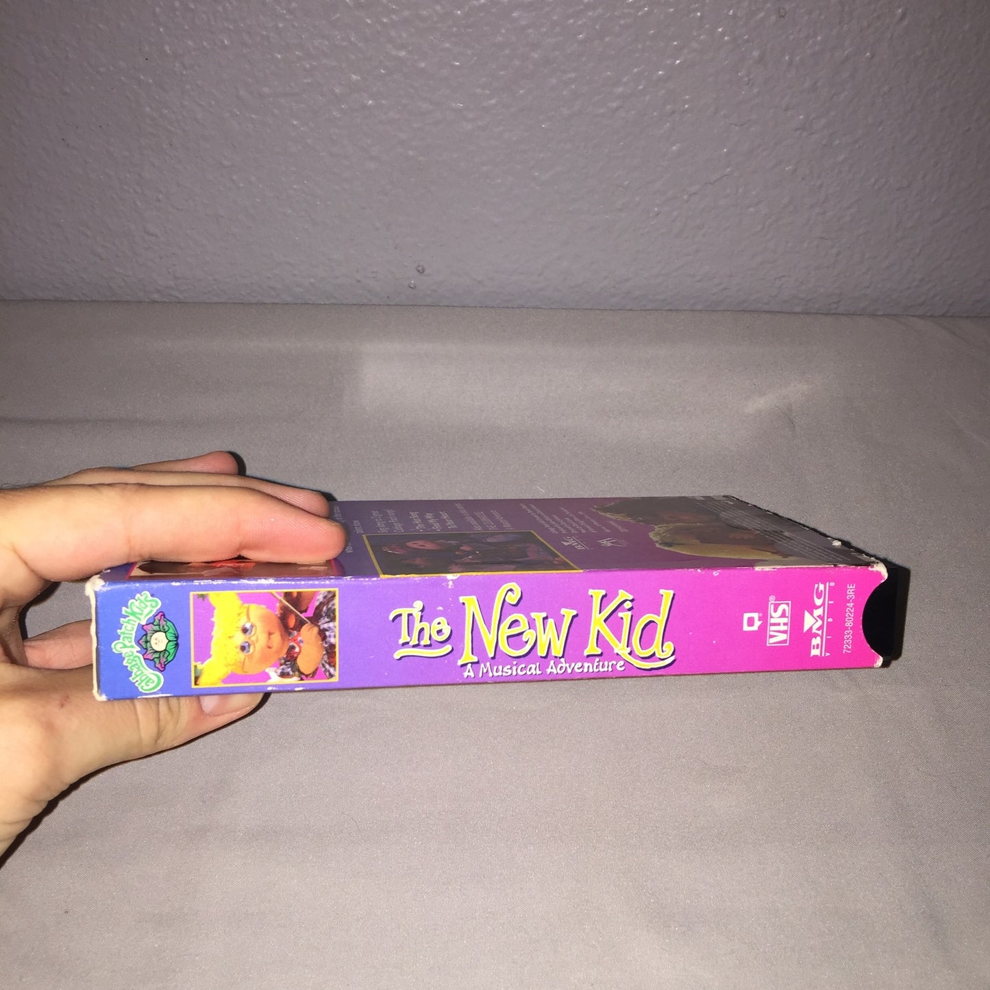 Vhs Used Cabbage Patch Kids The New Kid A Musical Adventure Single Tape Bmg