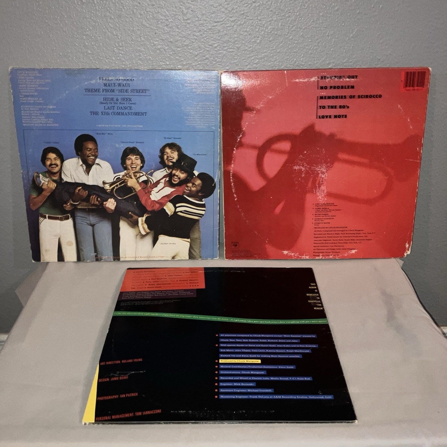 Vinyl Record Chuck Mangione Lot Feels So Good / Love Notes / Main Squeeze Works