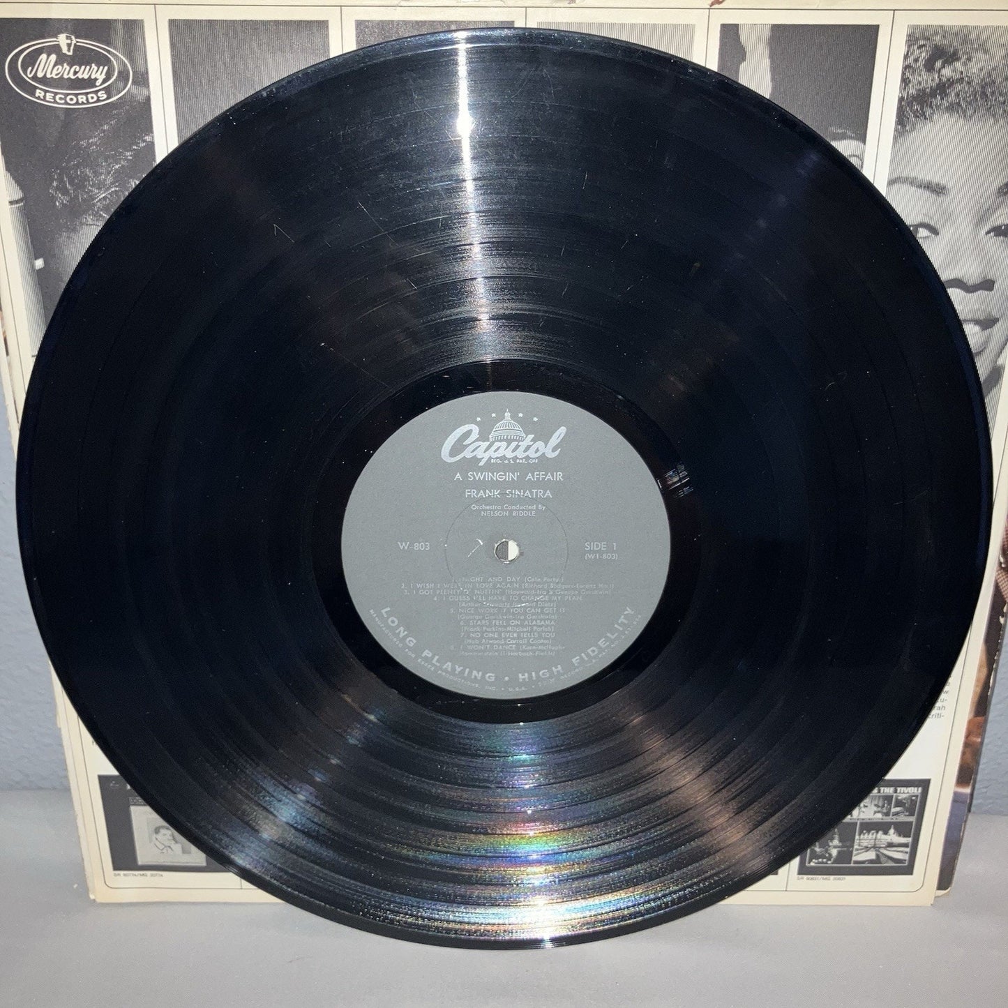 Vinyl Record Frank Sinatra A Swingin’ Affair! / The Voice Works See Pics / Info