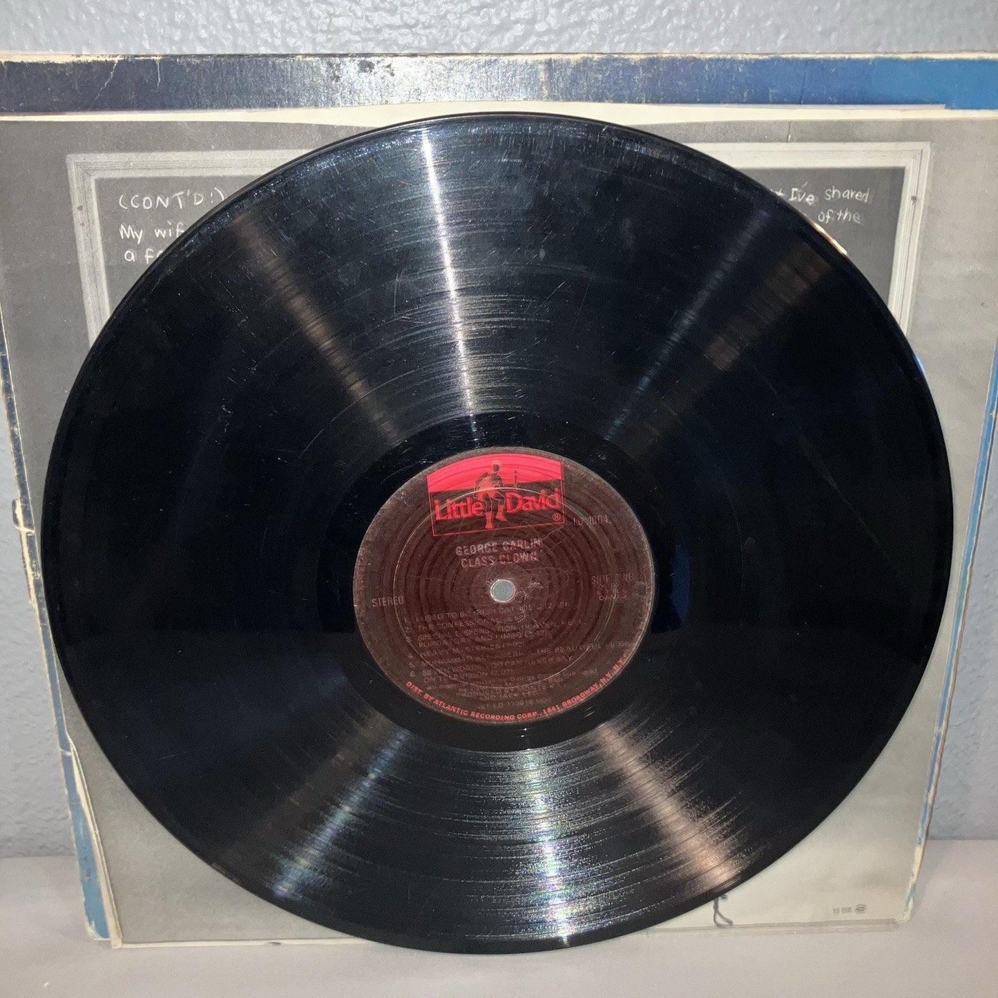 Vinyl Record George Carlin Class Clown / Occupation: Foole 70s Comedy Bundle Lot