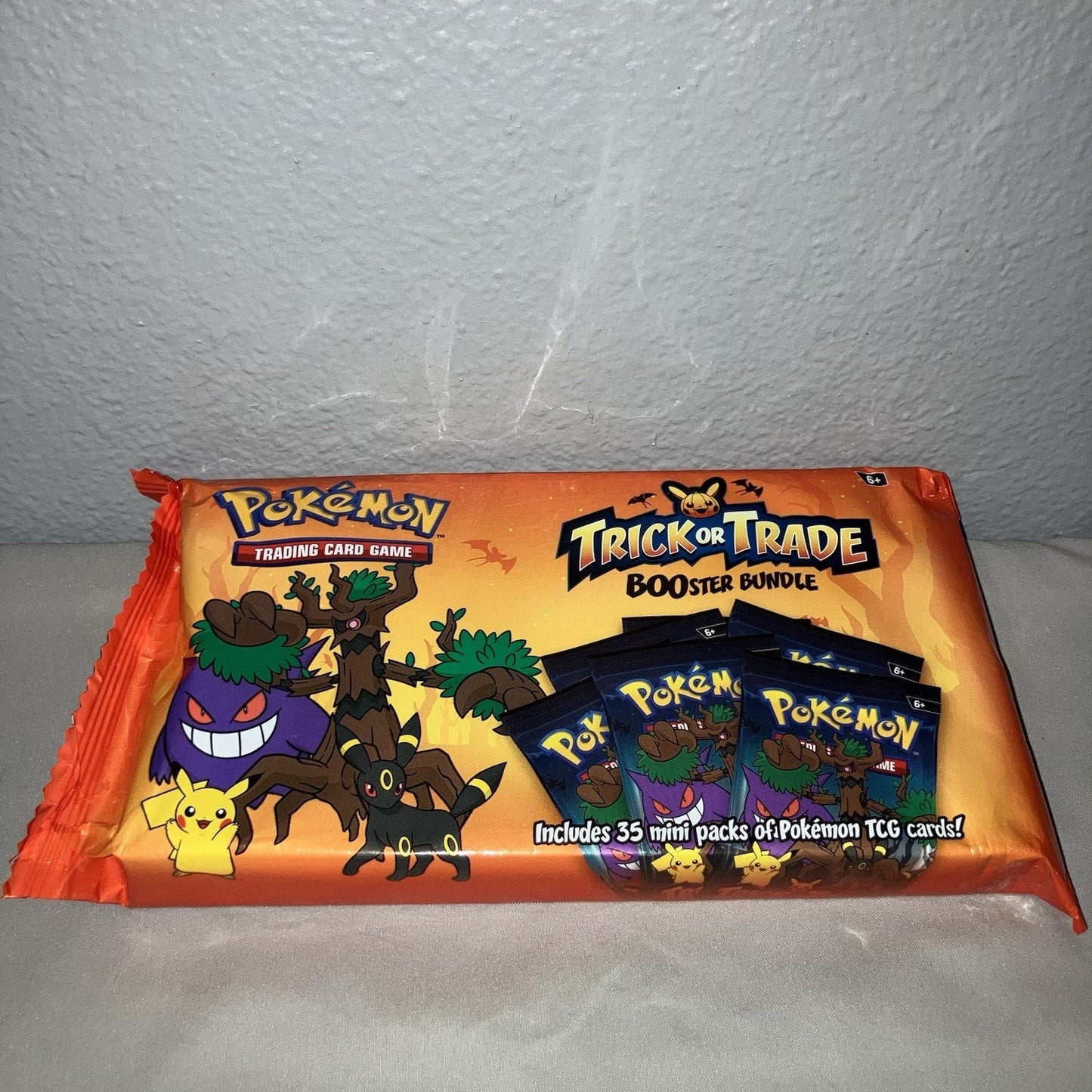 Pokemon DR Mewtwo Tin PE Surprise Box 2 PF Tech Sticker Trick Or Trade 35 Pk + 2