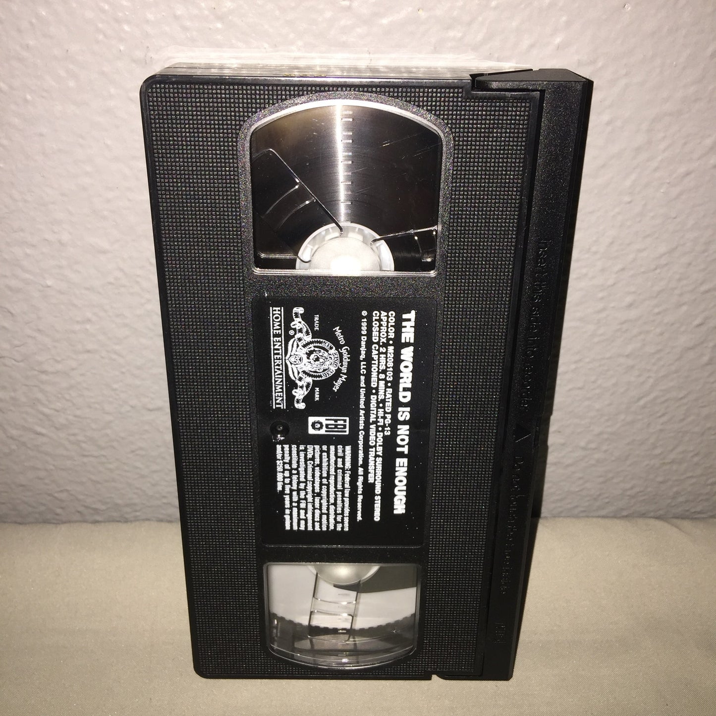 Vhs 1 Sealed / 1 Used James Bond The World Is Not Enough Tape Lot Pierce Brosnan