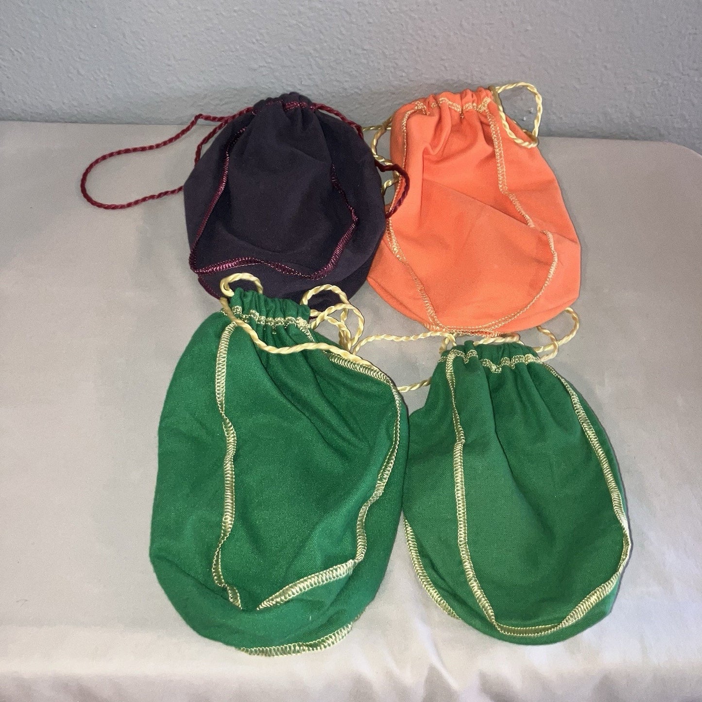 Crown Royal Whiskey Blackberry / Peach Bag / Box + Big / Small Apple Bags Lot