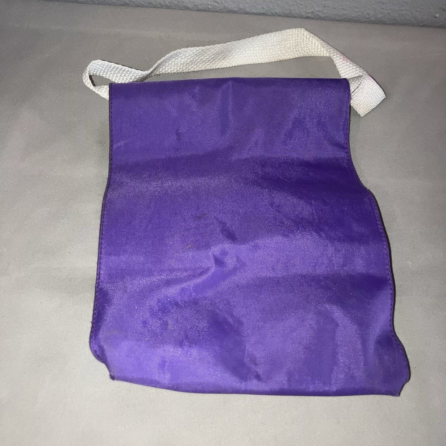 Vintage 90s Phoenix Suns NBA Purple Vinyl Insulated Roll Up Lunch Bag Box Pail