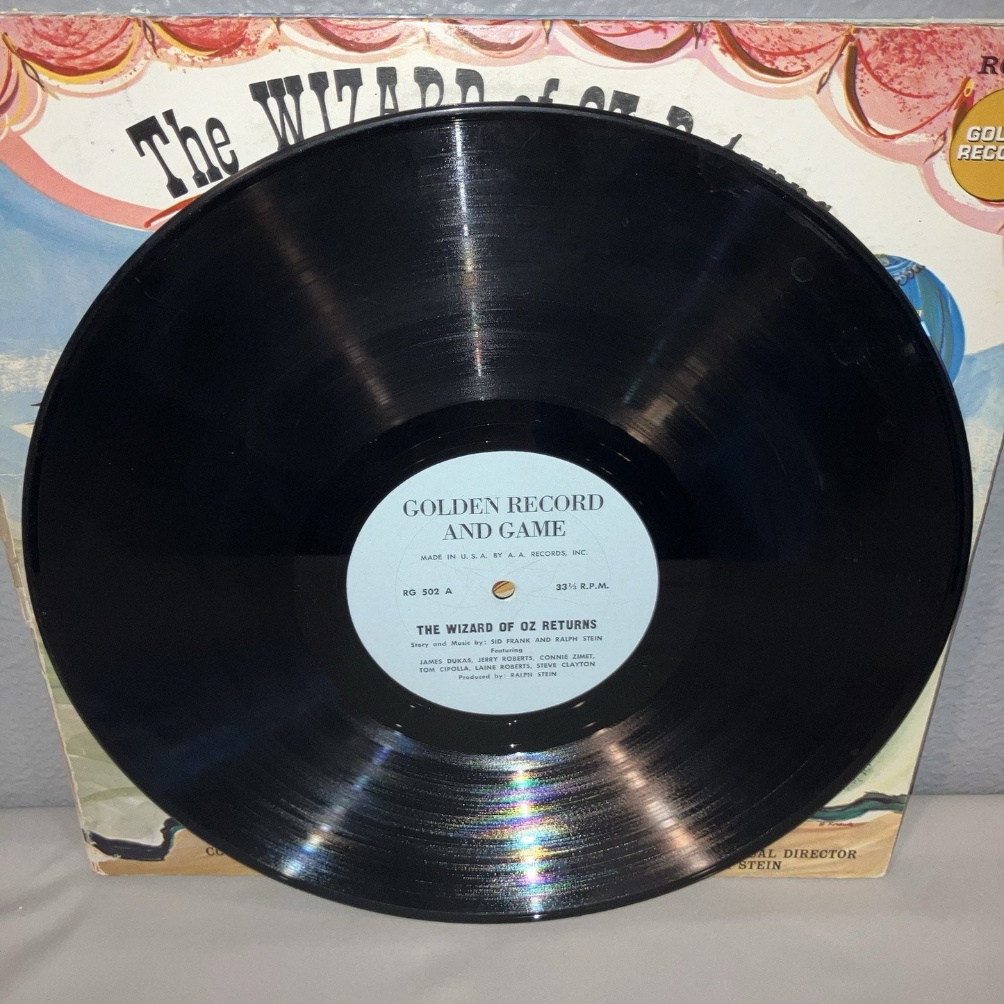 Vinyl Record The Wizard of Oz Returns Album / Board Game *Missing Instructions*