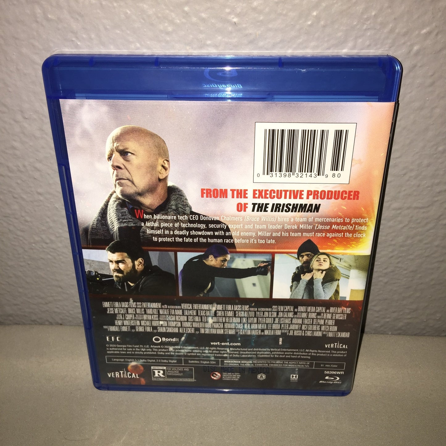 Blu-ray Used Hard Kill / The Marine / The Samaritan Lot John Cena Sam Jackson