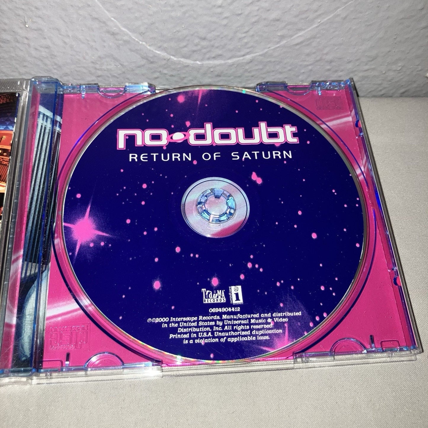 Cd Used No Doubt Return Of Saturn Gwen Stefani Interscope Disc Scratched Works