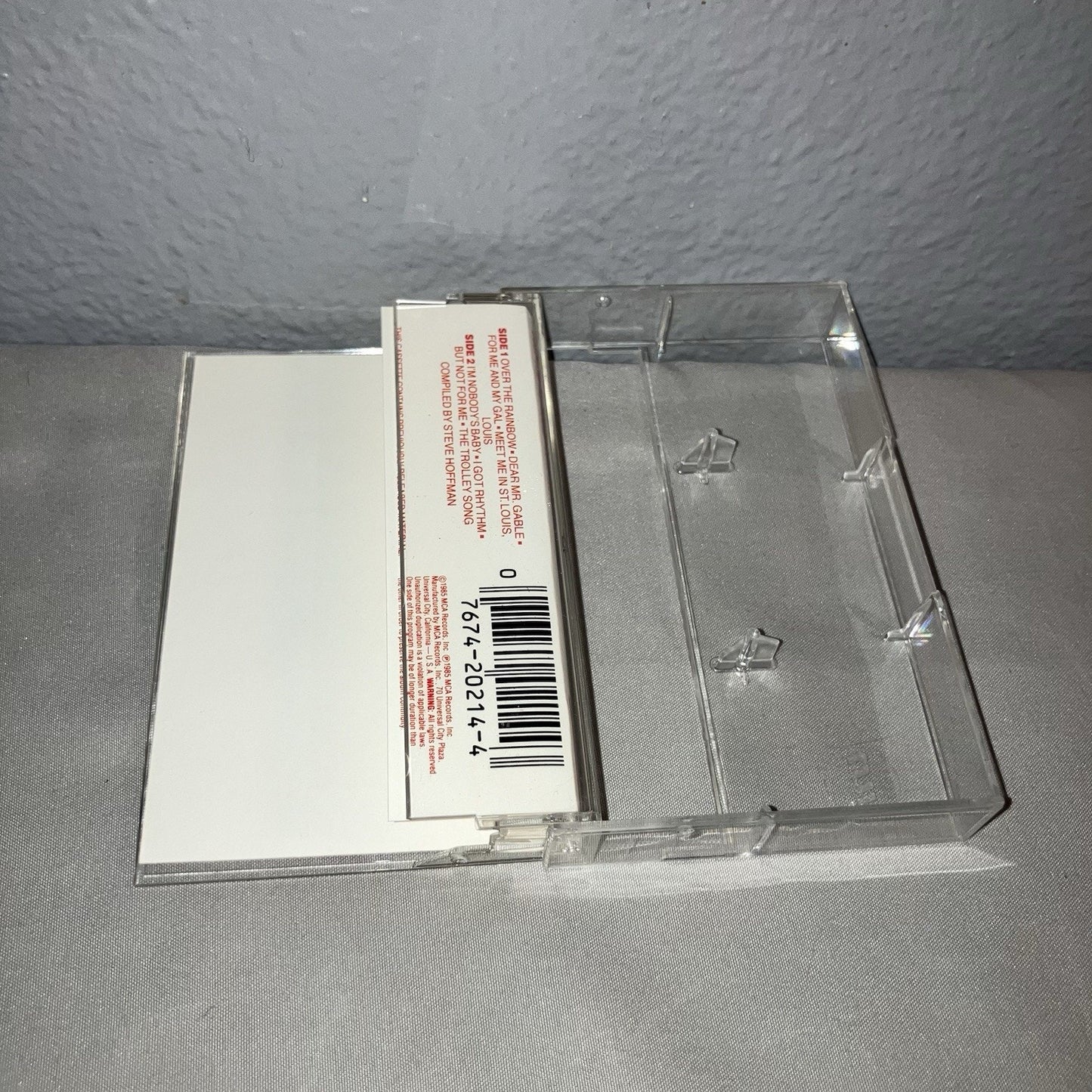 Tape Used Judy Garland Over The Rainbow Cassette Tape Song From The Wizard Of Oz