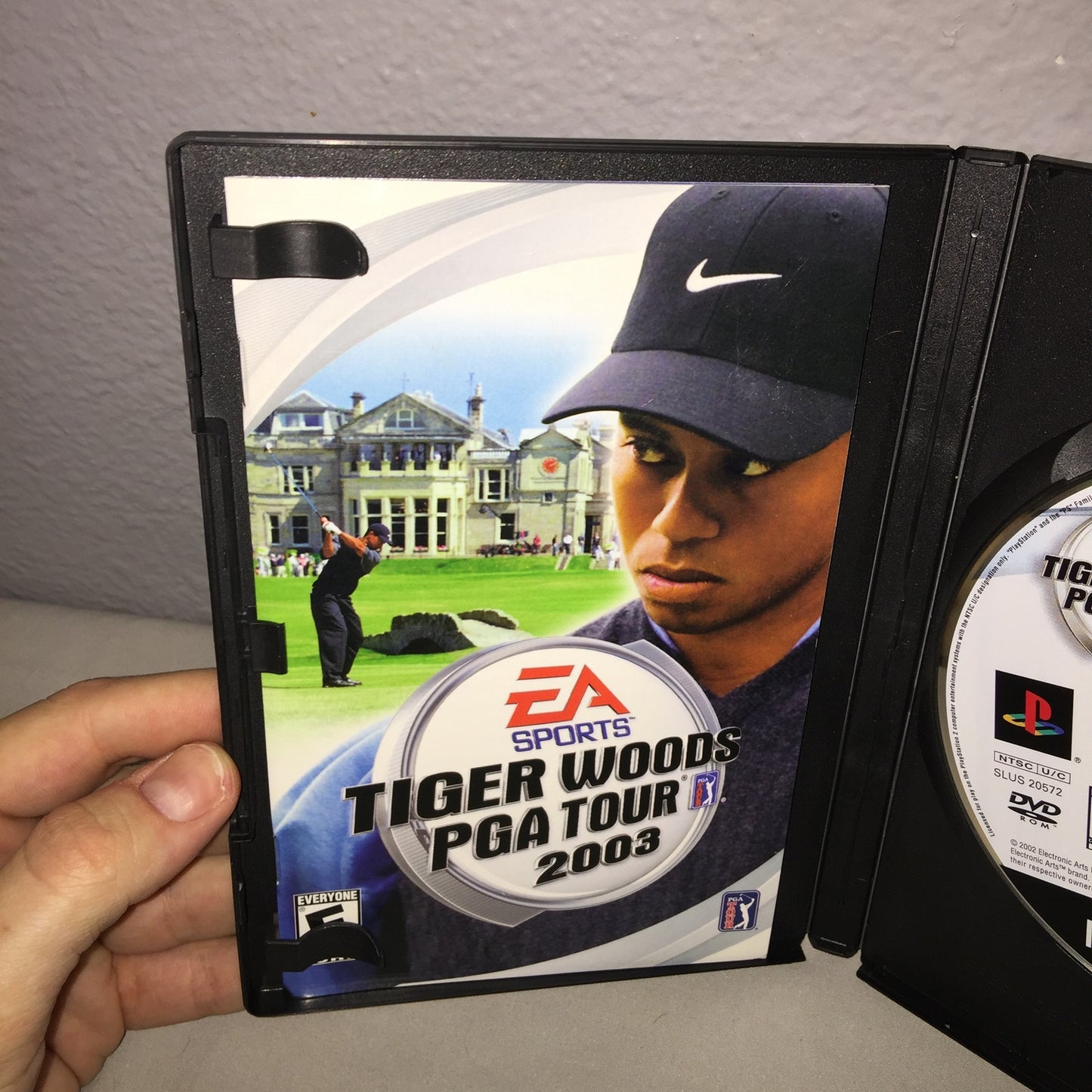 Ps2 Tiger Woods PGA Tour 2002 / 2003 *Both Used Have Manuals But 03 Missing Case