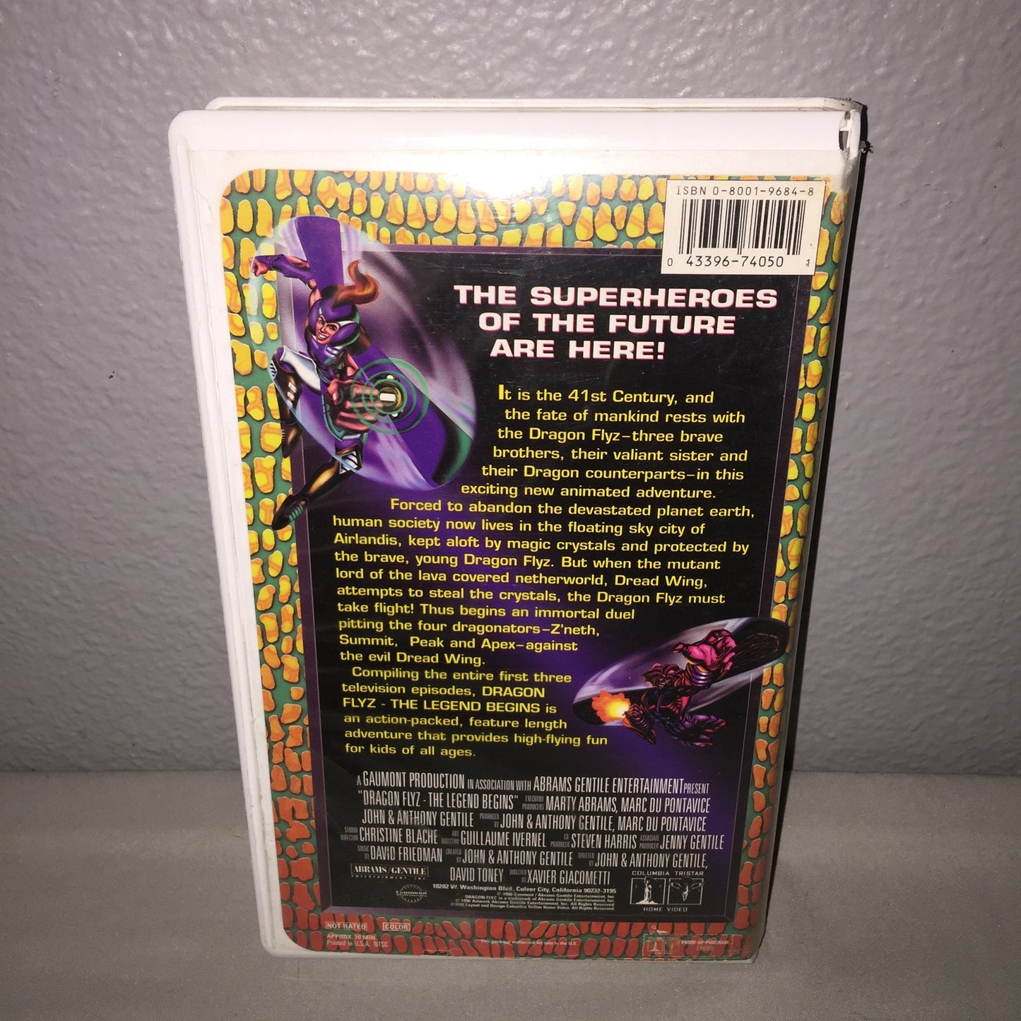 Vhs Used Dragon Flyz The Legend Begins Single Tape Columbia Tristar Home Video