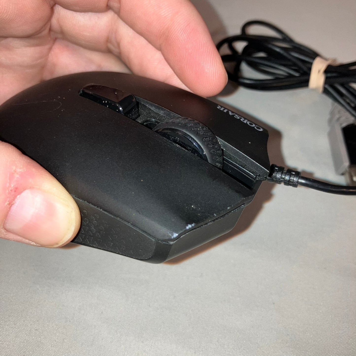 Corsair Harpoon RGB Wired Gaming Mouse Tested Used 6k DPI 5 Mappable Buttons