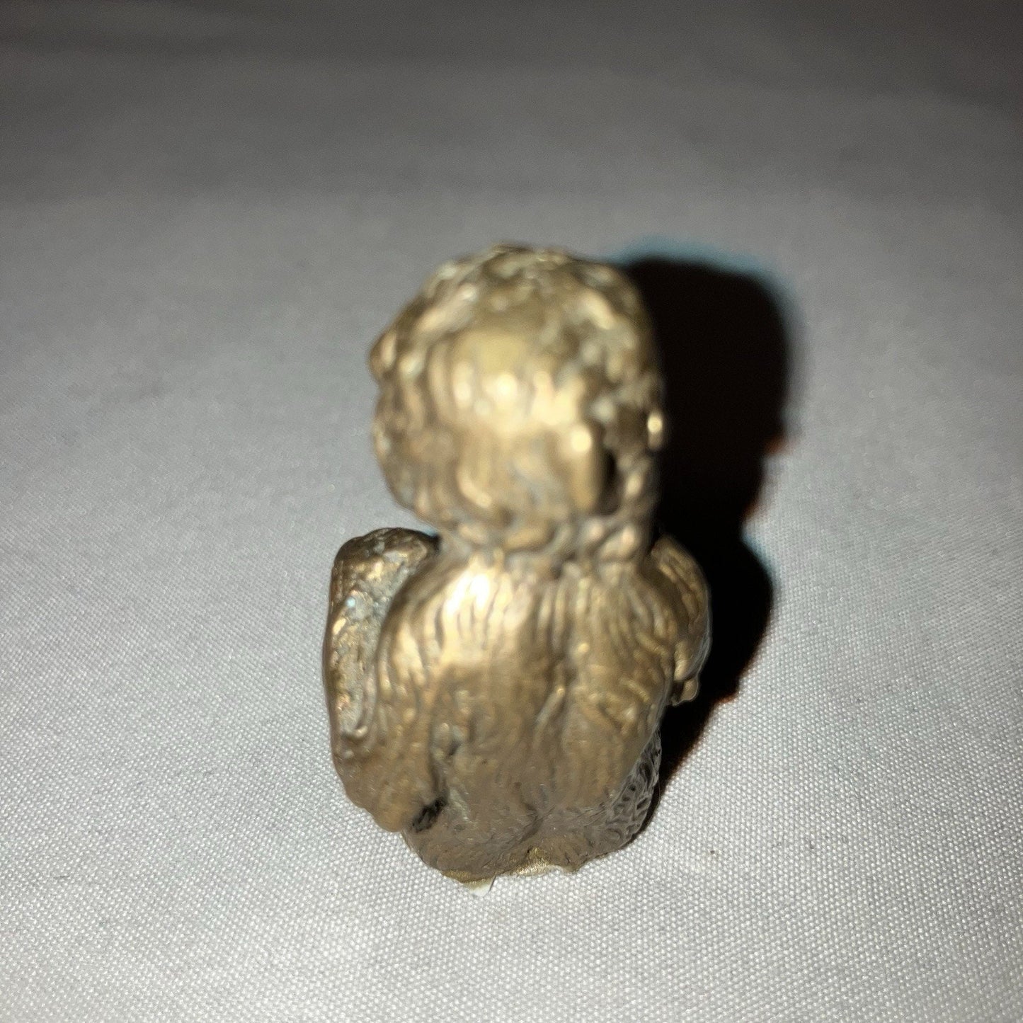 Brass Or Bronze Monkey Miniature Mini Small Figurine *Used Please View Pictures*