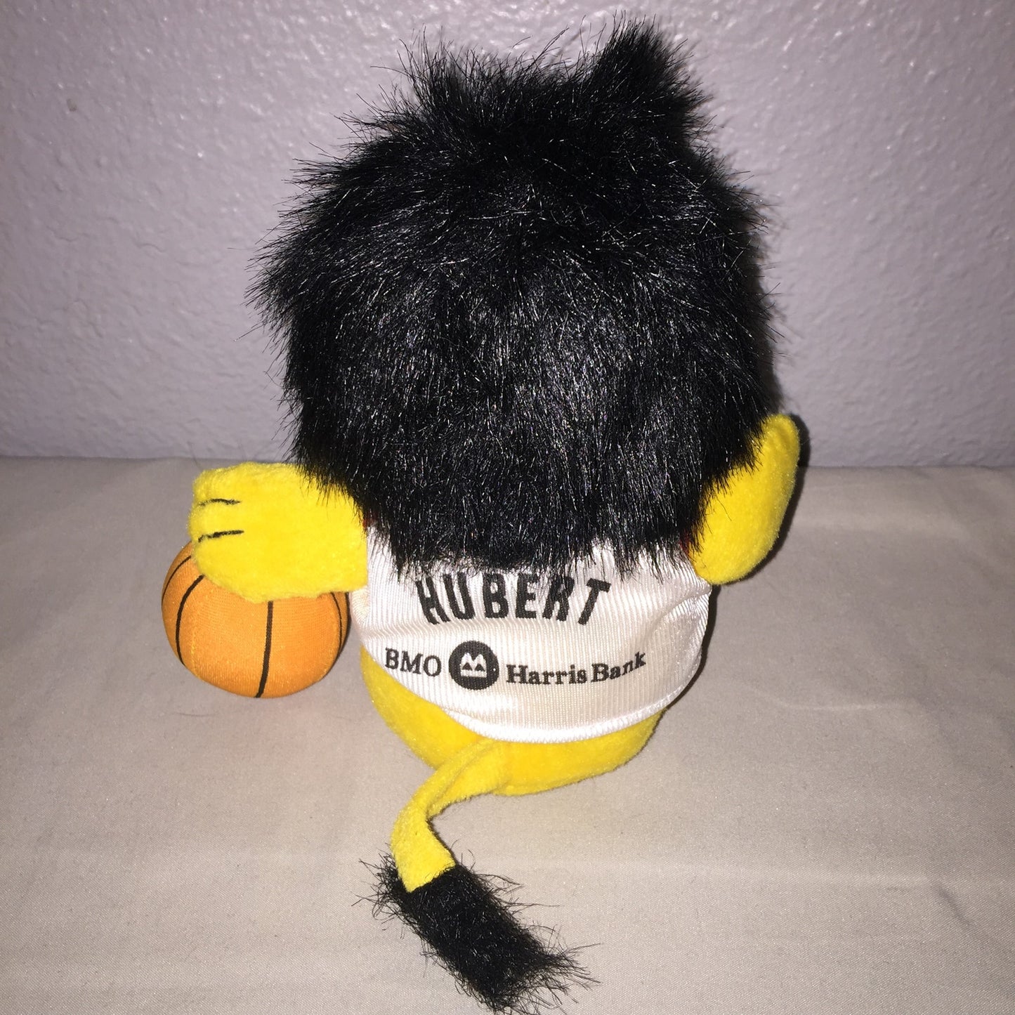 Chicago Bulls Hubert Lion 8" Bmo Harris Bank Stuffed Animal Plush Used Good Cond
