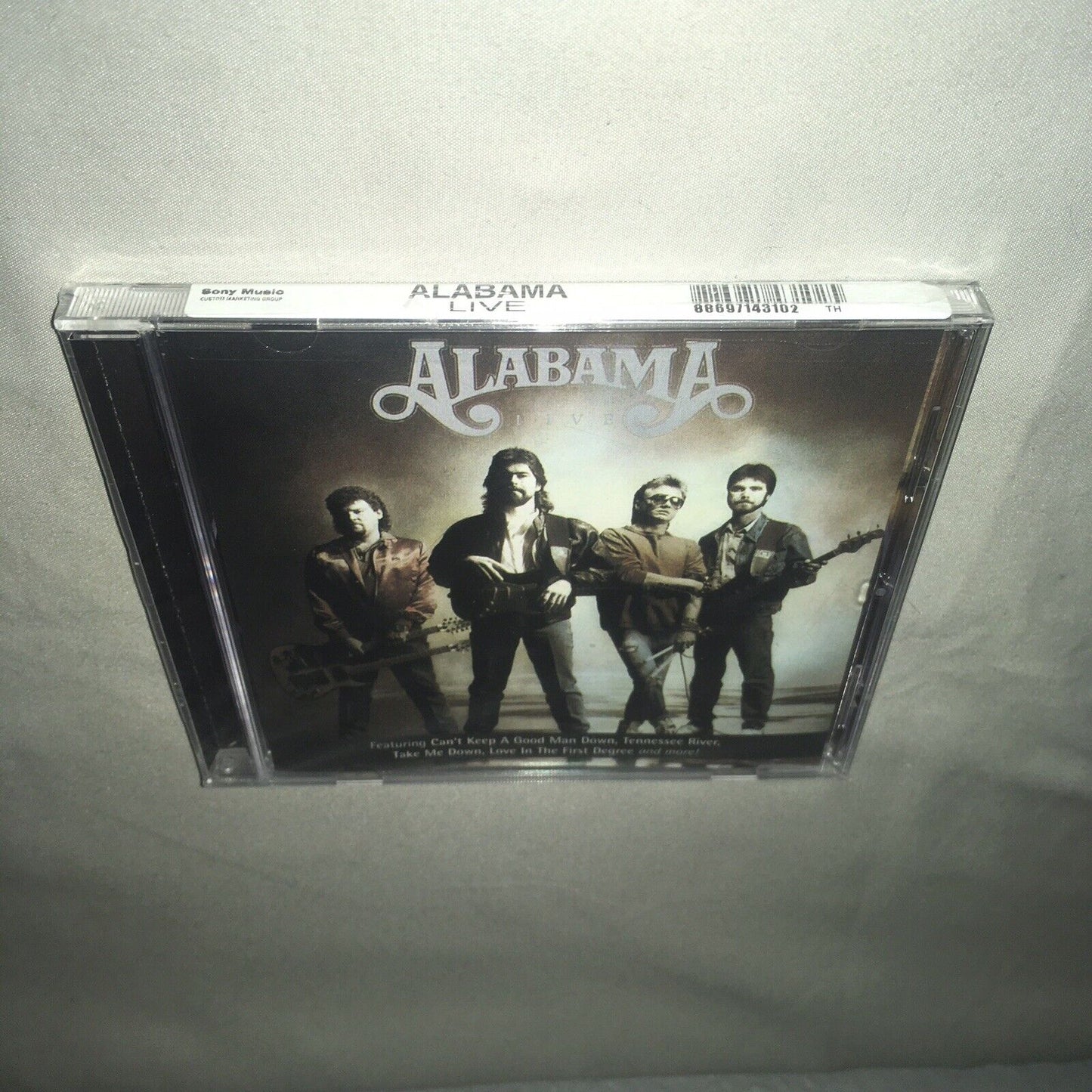 Cd Sealed New Nwt Live by Alabama Band Full Album Bmg Records W Tennessee River