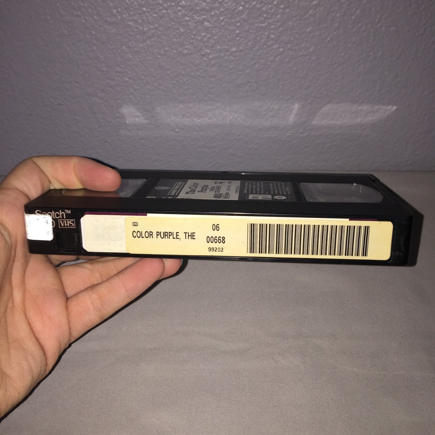 Vhs Used The Color Purple *Screener* Preview Tape For Display Purposes Only Wb