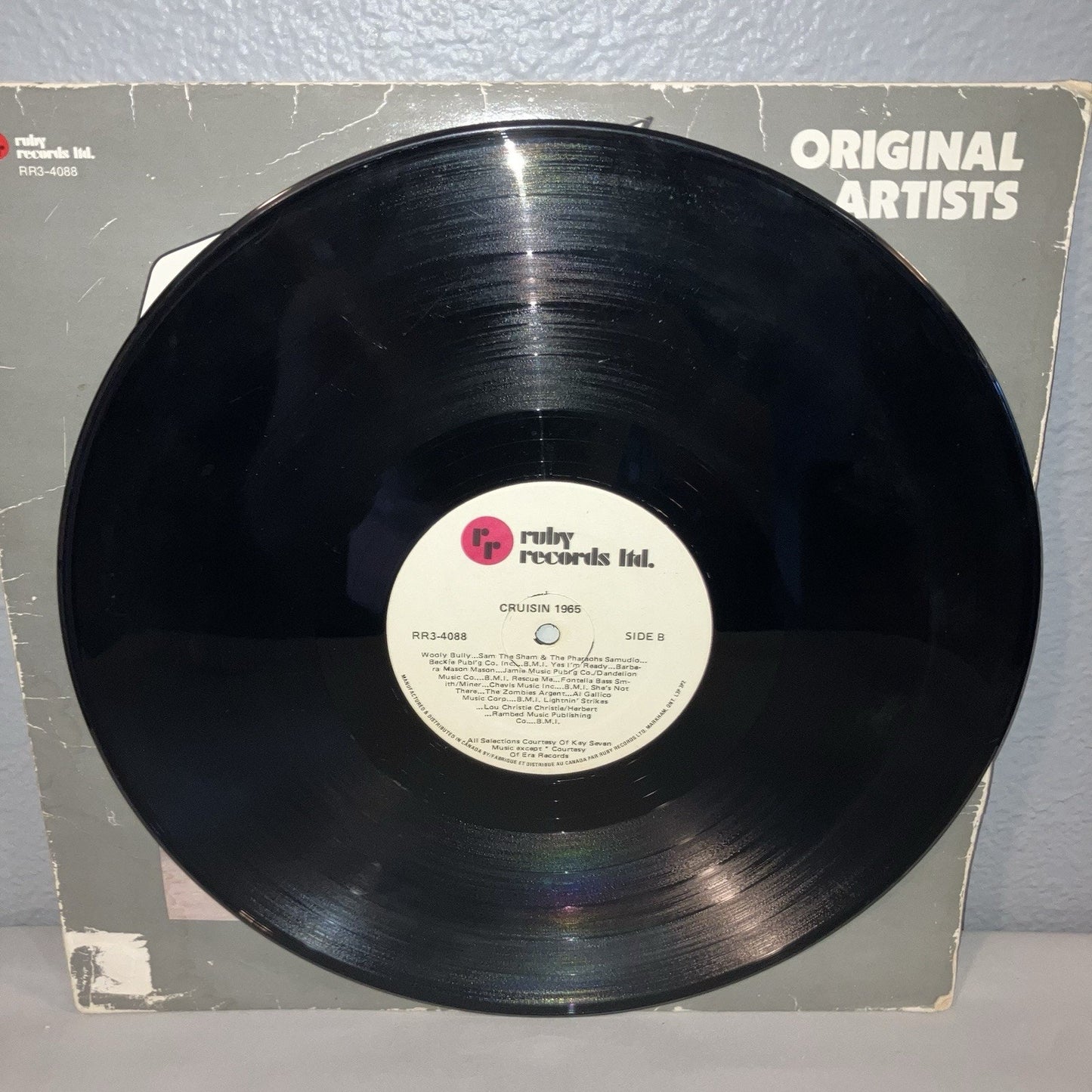 Vinyl Record Cruisin' 1965 Various The Zombies / Vogues / Gentrys / Gary Lewis