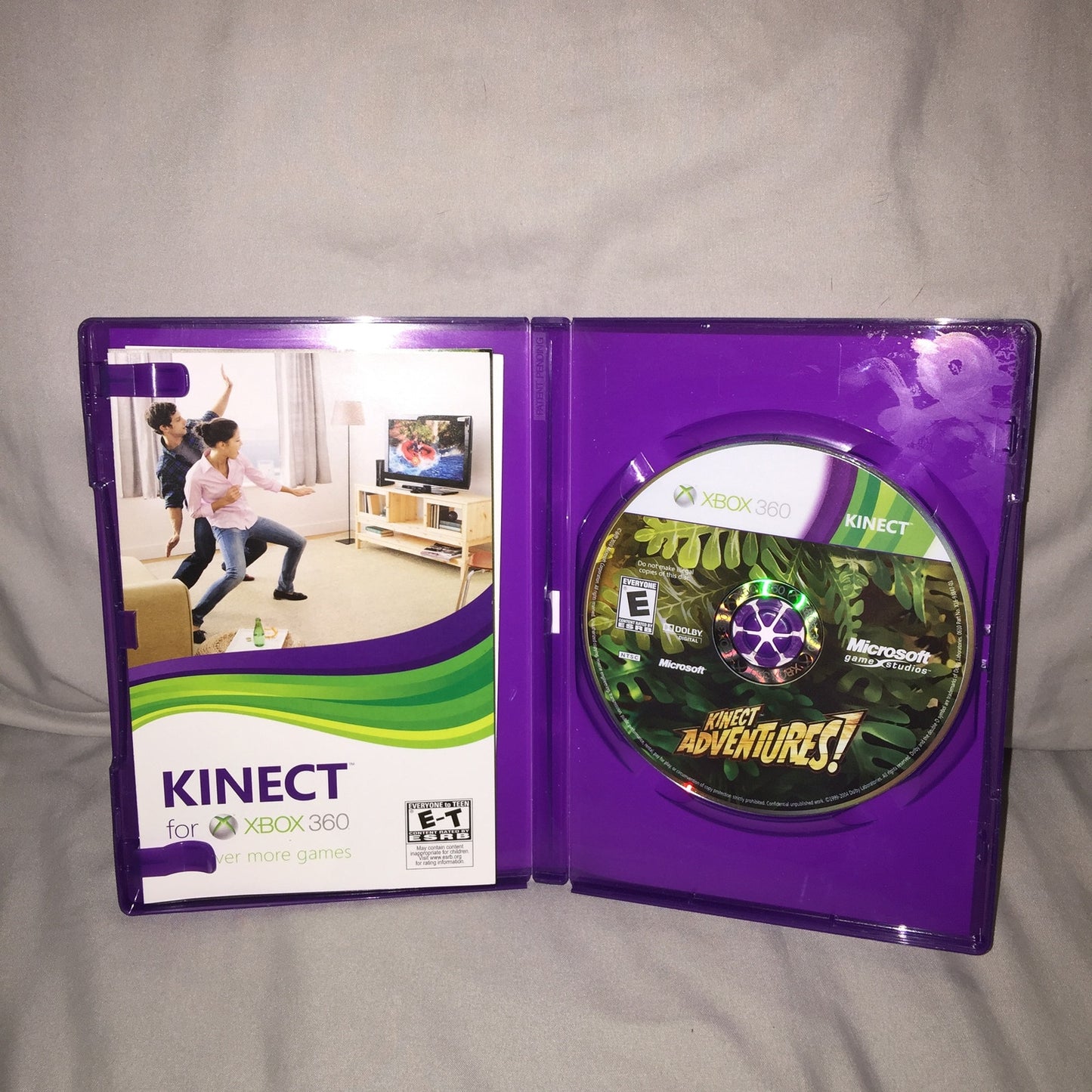 Xbox 360 New Sealed Kinect Adventures / Open Kinect Adventures Enjoy / Collect 1