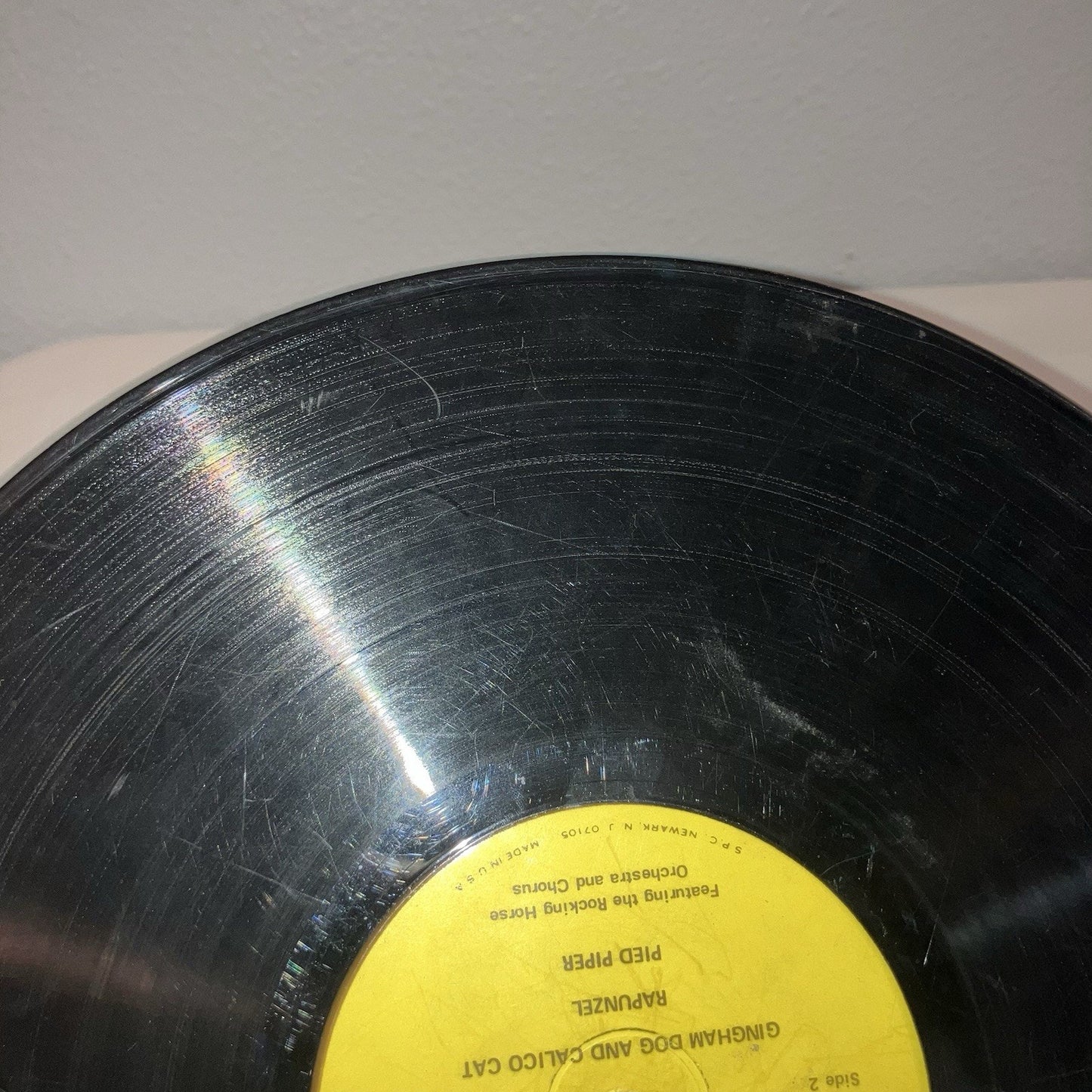 Vinyl Record Rocking Horse Records Mary Had A Little Lamb Puss N Boots Rapunzel