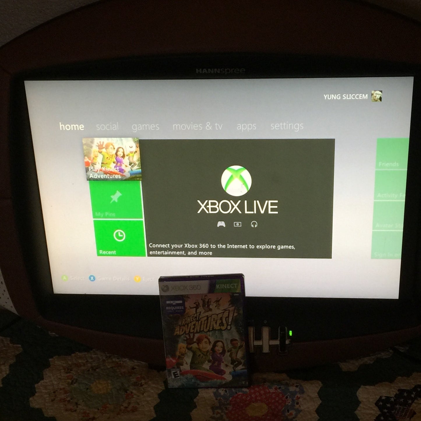 Xbox 360 New Sealed Kinect Adventures / Open Kinect Adventures Enjoy / Collect 1