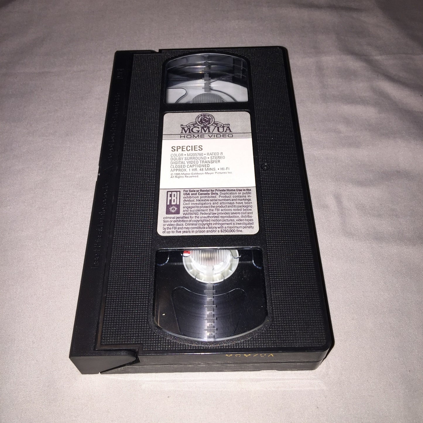 Vhs Used Species 2 Different Special Collector's Edition Tape Lot H.R. Giger Lot