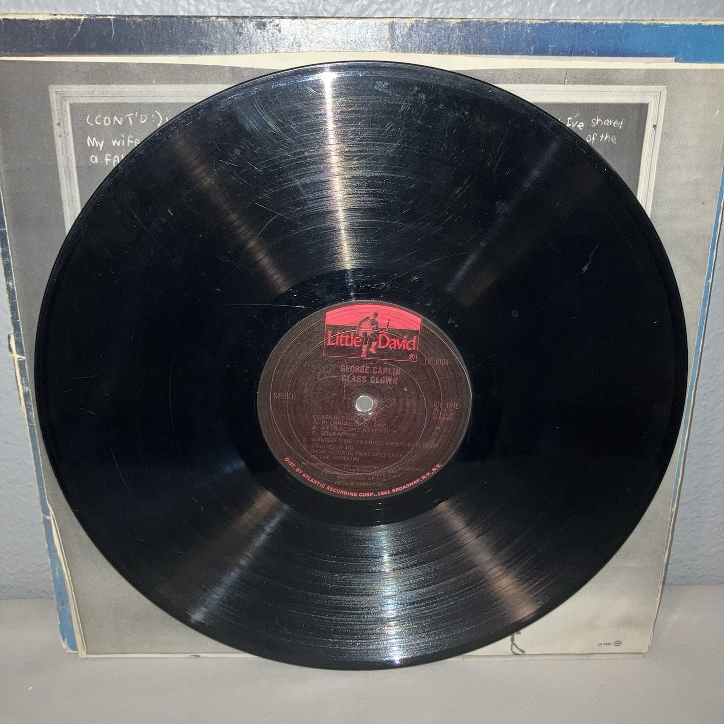 Vinyl Record George Carlin Class Clown / Occupation: Foole 70s Comedy Bundle Lot