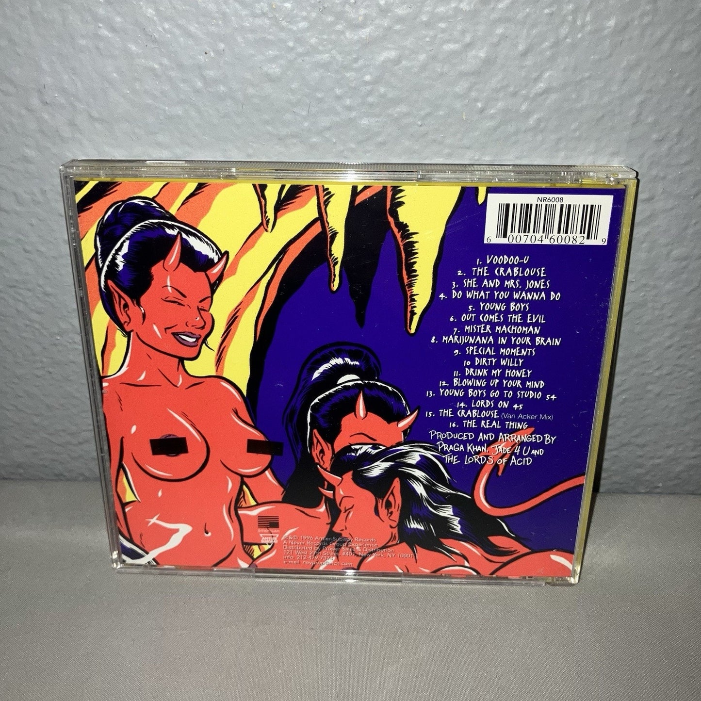 Cd Used Lords Of Acid Voodoo U 1996 Rare OOP 90s Electronica & Industrial Music
