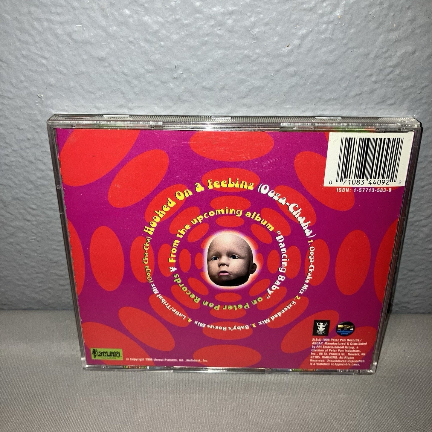 Cd Used Dancing Baby Vintage 1998 Holo Cover Classic Music Disc Is Near Perfect