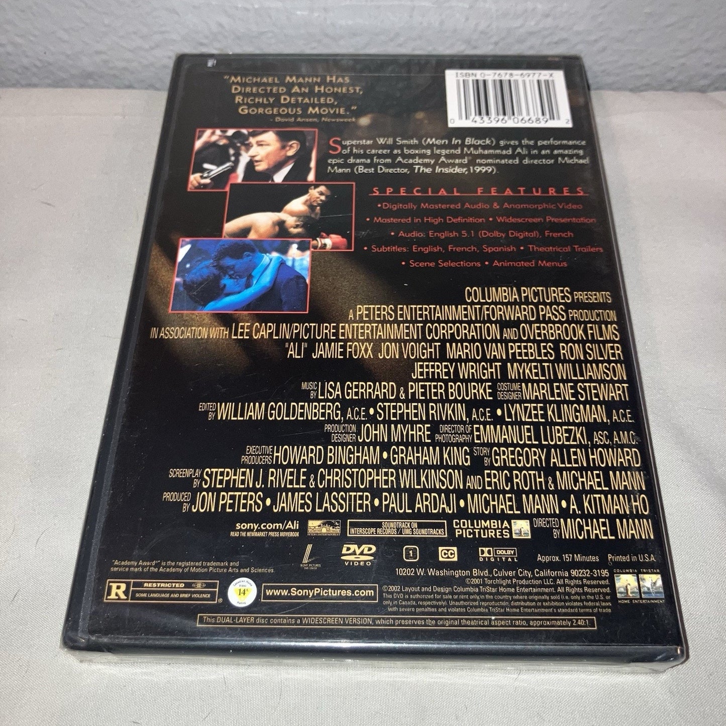 Dvd Sealed New Nwt Ali Muhammad Ali Boxing Will Smith, Jamie Foxx, Jon Voight