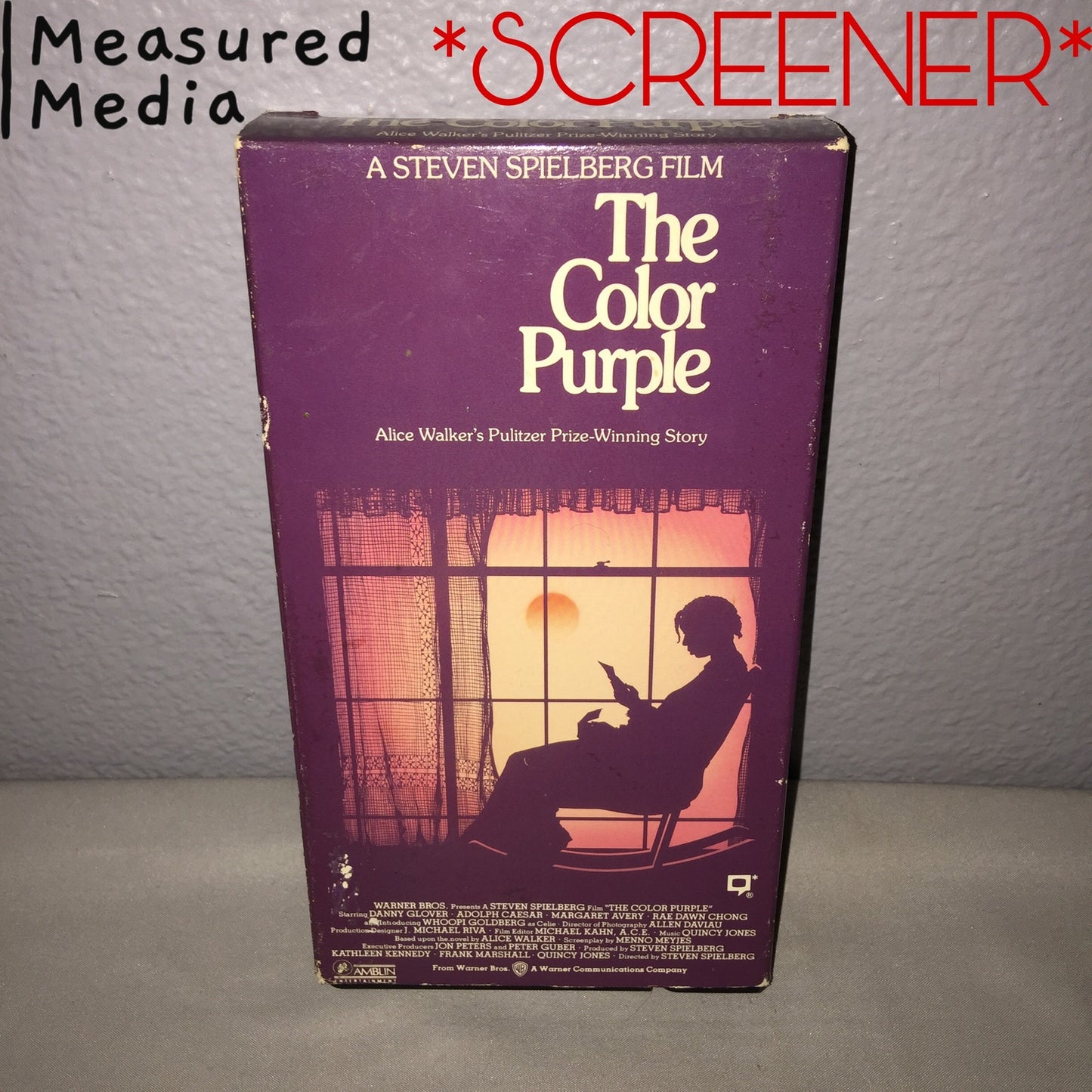 Vhs Used The Color Purple *Screener* Preview Tape For Display Purposes Only Wb