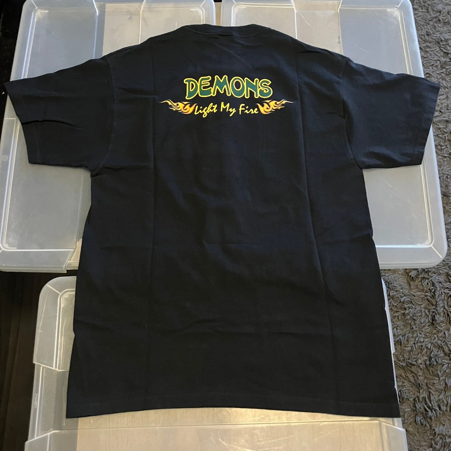 Greenway High School Demons 5 Vtg Large T Lot + New Pin School Mascot *1 T is XL