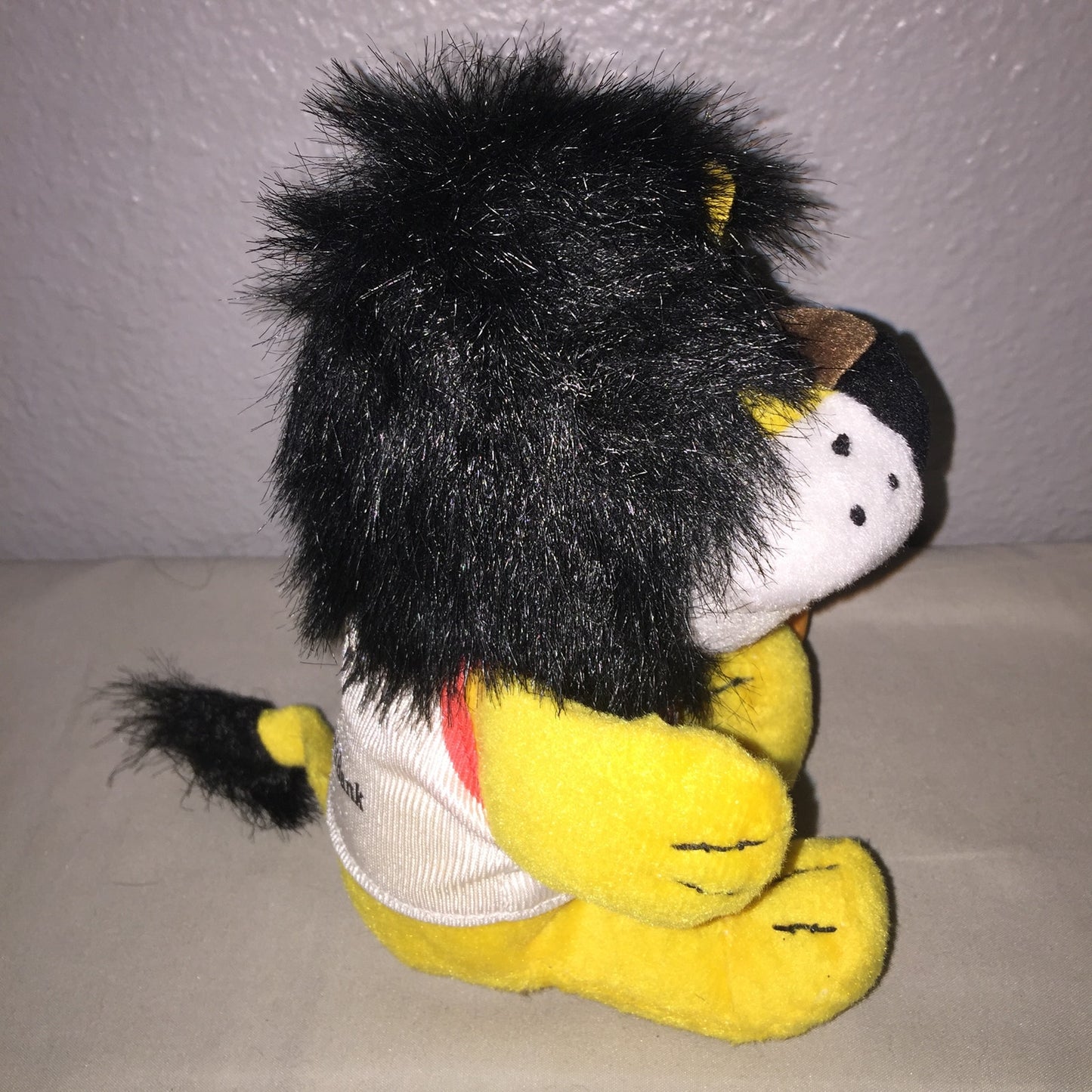 Chicago Bulls Hubert Lion 8" Bmo Harris Bank Stuffed Animal Plush Used Good Cond