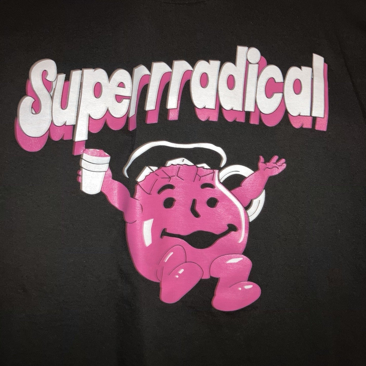Superrradical Black Large Size Kool Aid Kool-aid Man Lean Double Cup T Shirt
