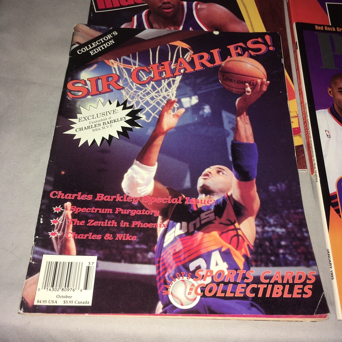 Phoenix Suns Charles Barkley 90s Vintage Magazine Lot Good Used Condition But 1