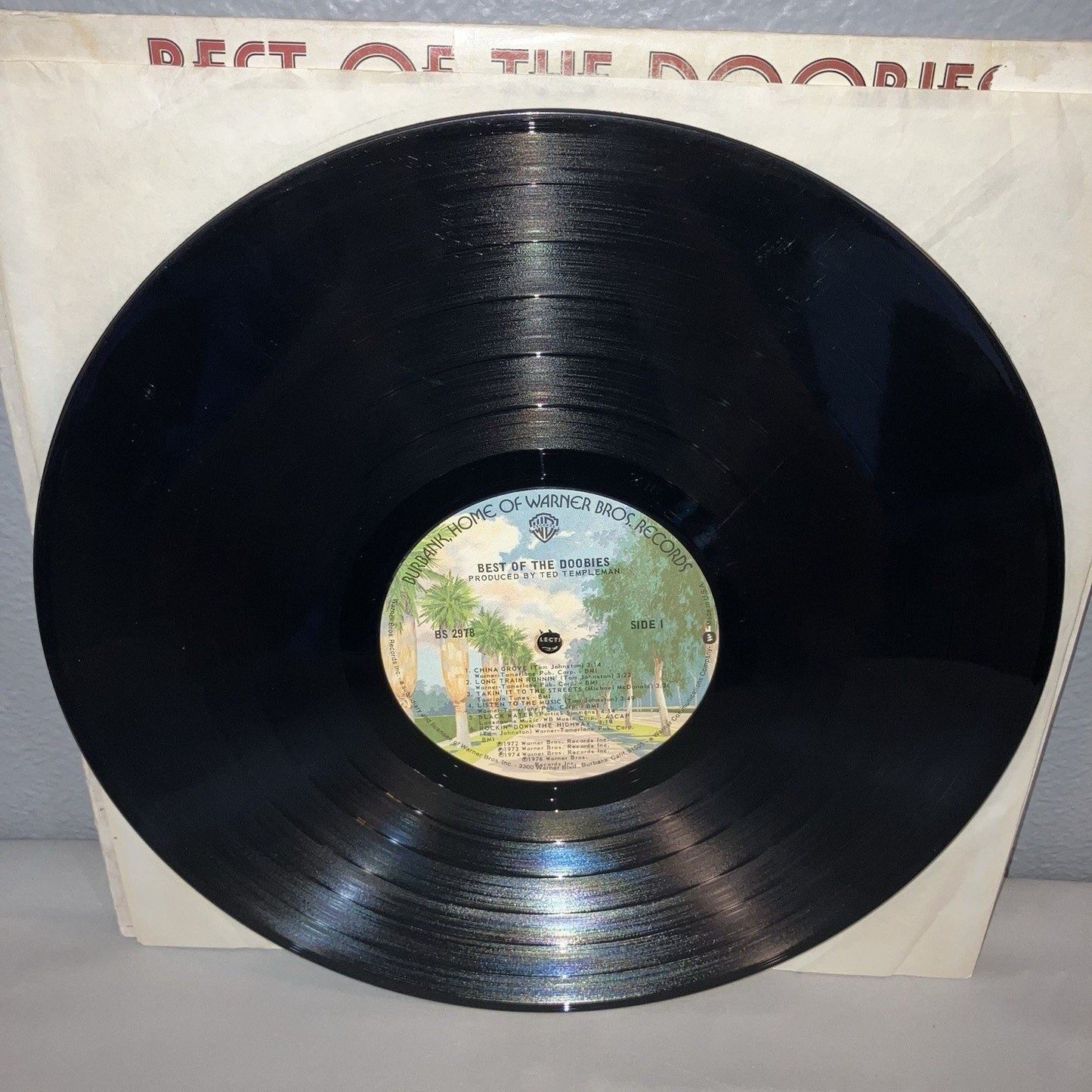 Vinyl Record Doobie Brothers Best Of The Doobies 1976 Warner Bros BSK-3112