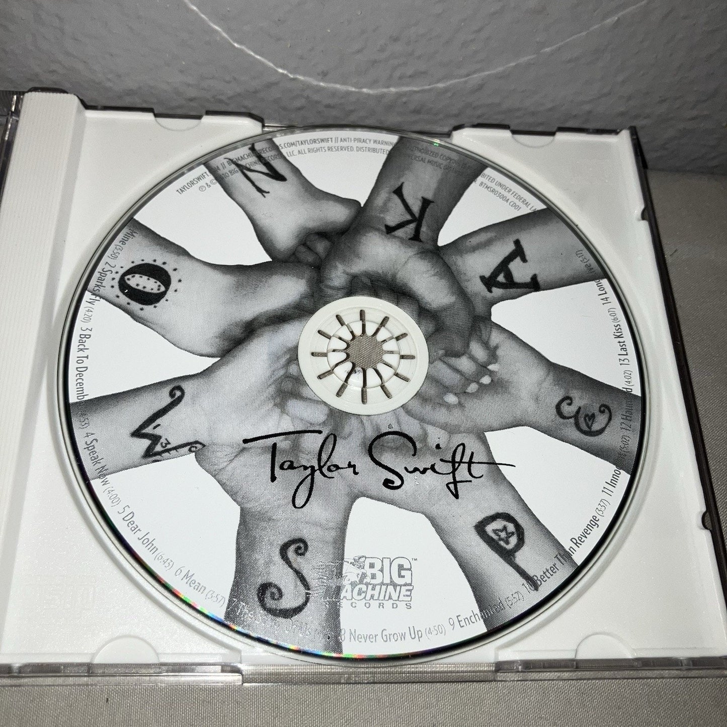Cd Only Taylor Swift Speak Now Big Machine Records Album Record Good Condition