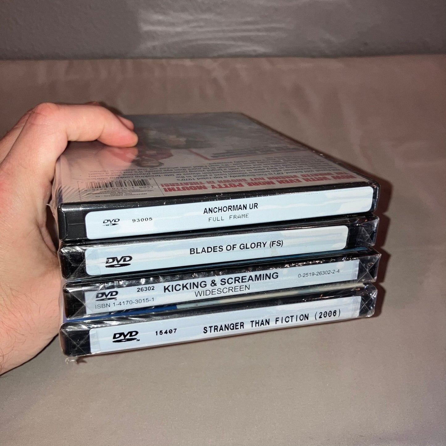Sealed Anchorman / Blades Of Glory / Kicking & Screaming / Stranger Than Fiction