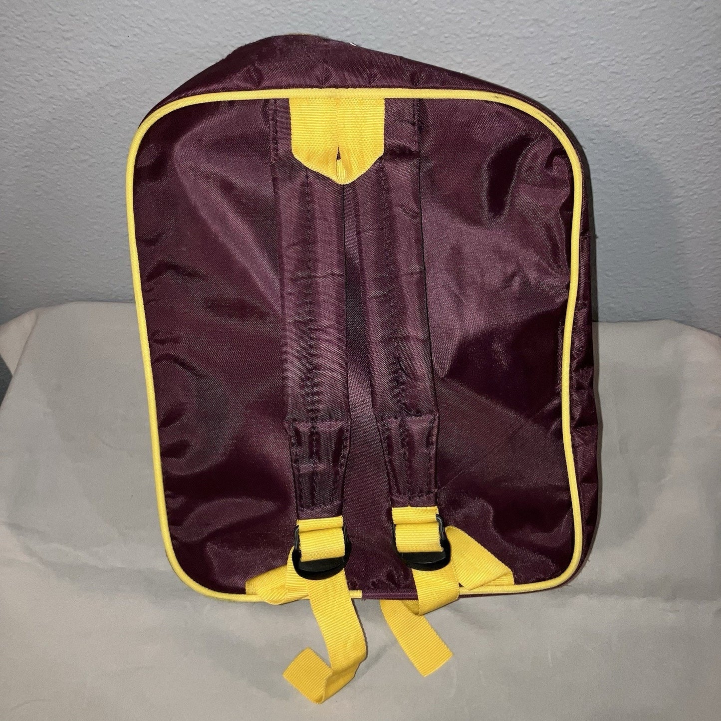 Vintage Doraemon Super Hero Backpack School Bag *Broken Zipper On Front Pocket*