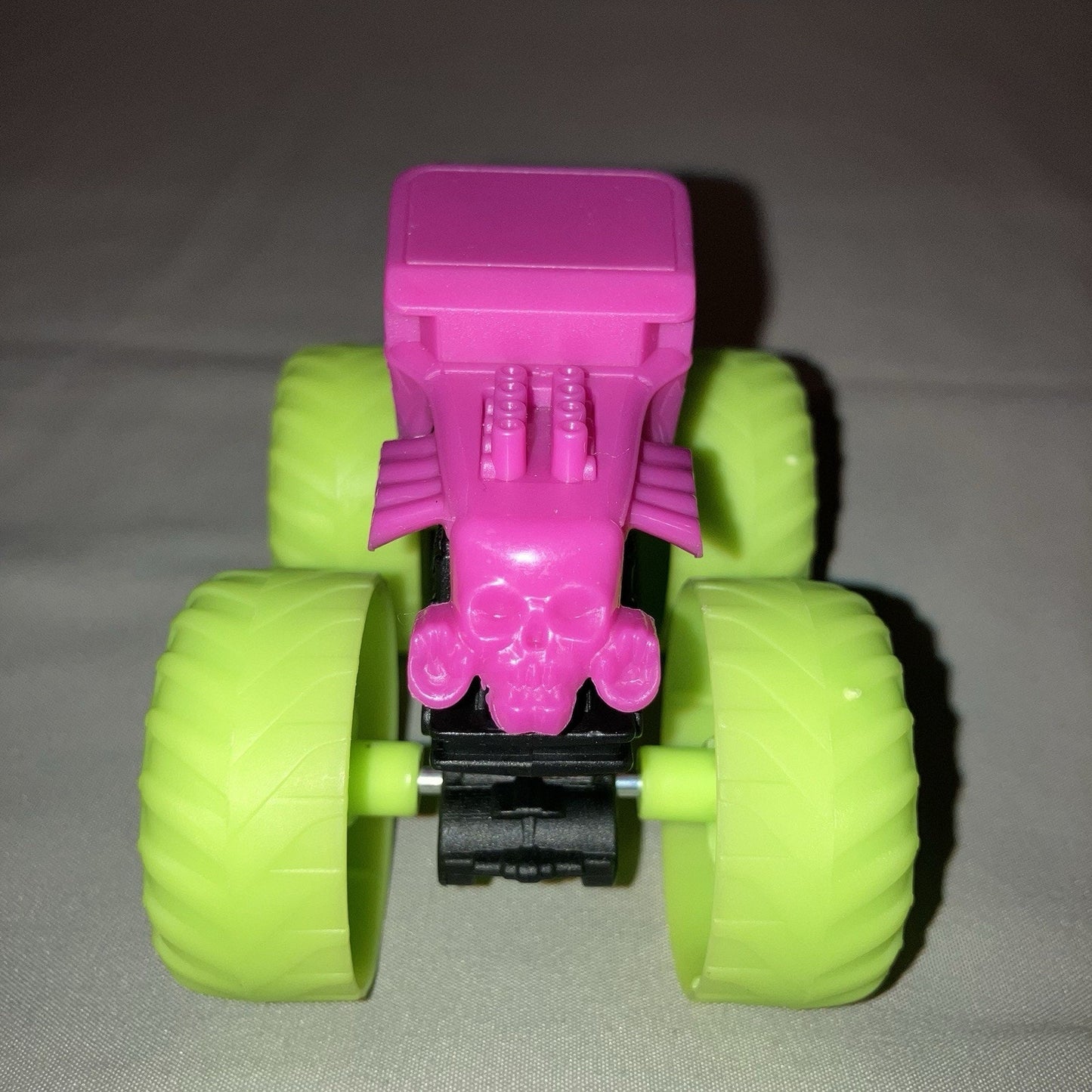 Pink Monster Truck Green Wheels Sonic Wacky Pack Meal FF Toy Maybe Grave Digger