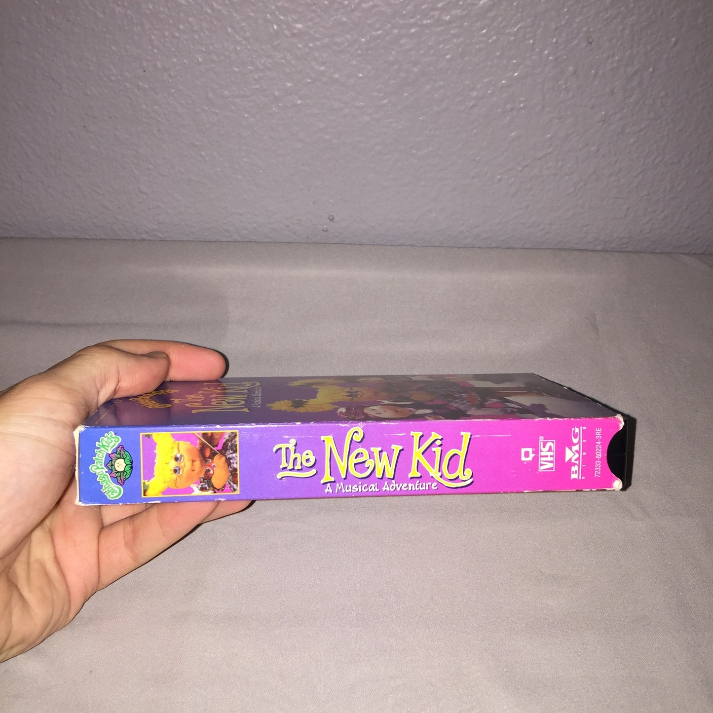 Vhs Used Cabbage Patch Kids The New Kid A Musical Adventure Single Tape Bmg