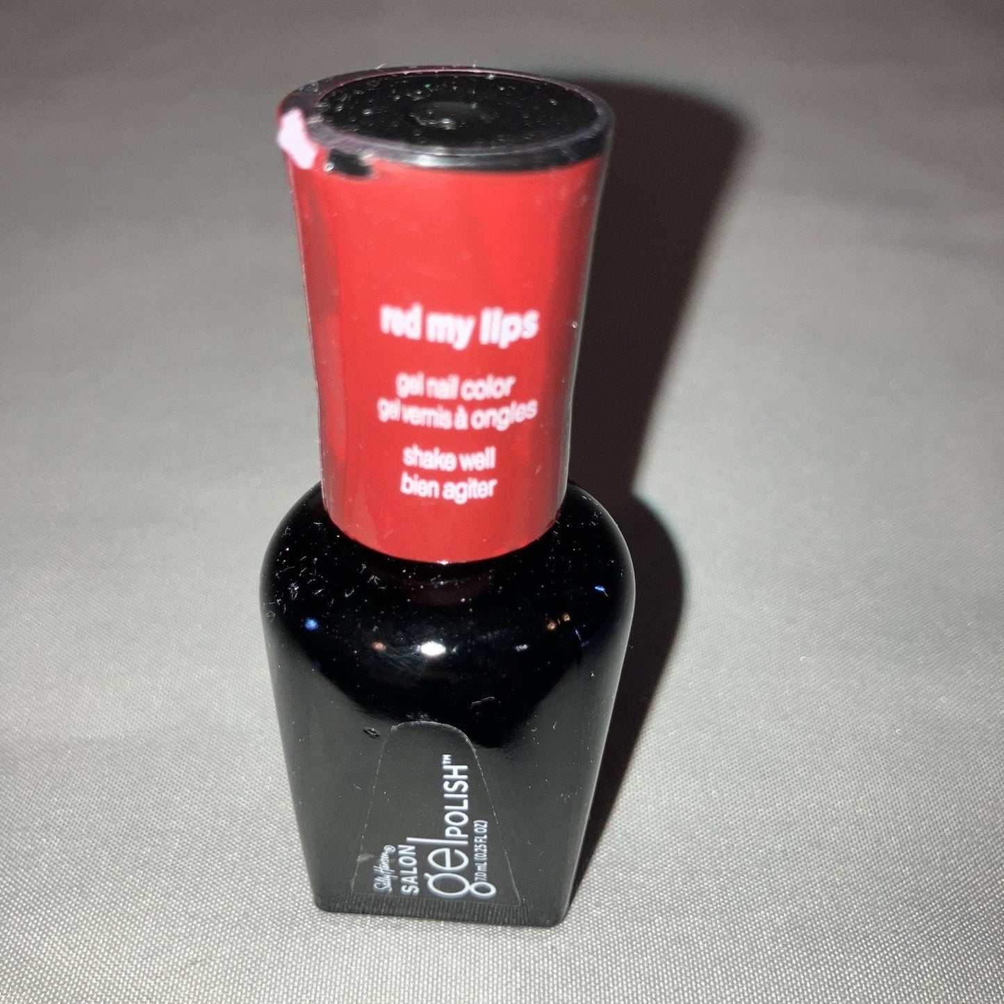Sally Hansen New No Box Red My Lips Salon Gel Polish Step 1,2,3 + Cleanser Pads