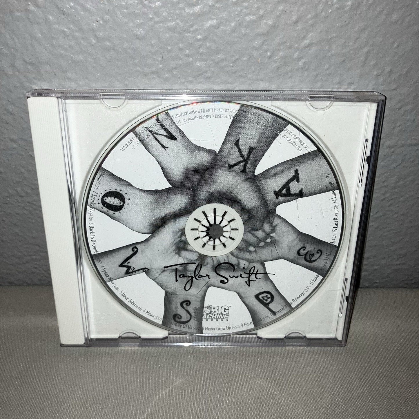 Cd Only Taylor Swift Speak Now Big Machine Records Album Record Good Condition