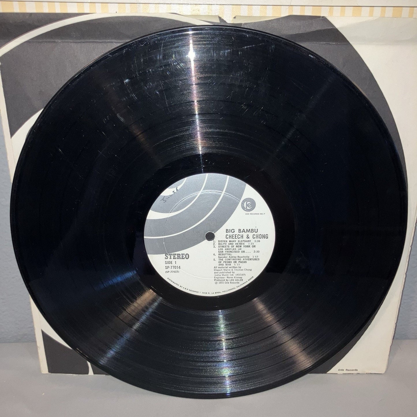 Vinyl Record Cheech And Chong Big Bambu LP 1972 *No Rolling Paper Included!