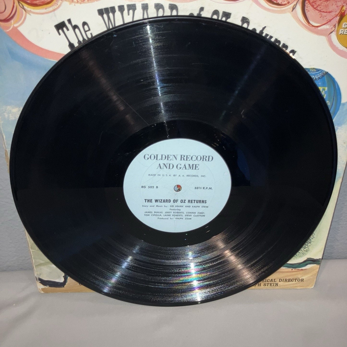 Vinyl Record The Wizard of Oz Returns Album / Board Game *Missing Instructions*