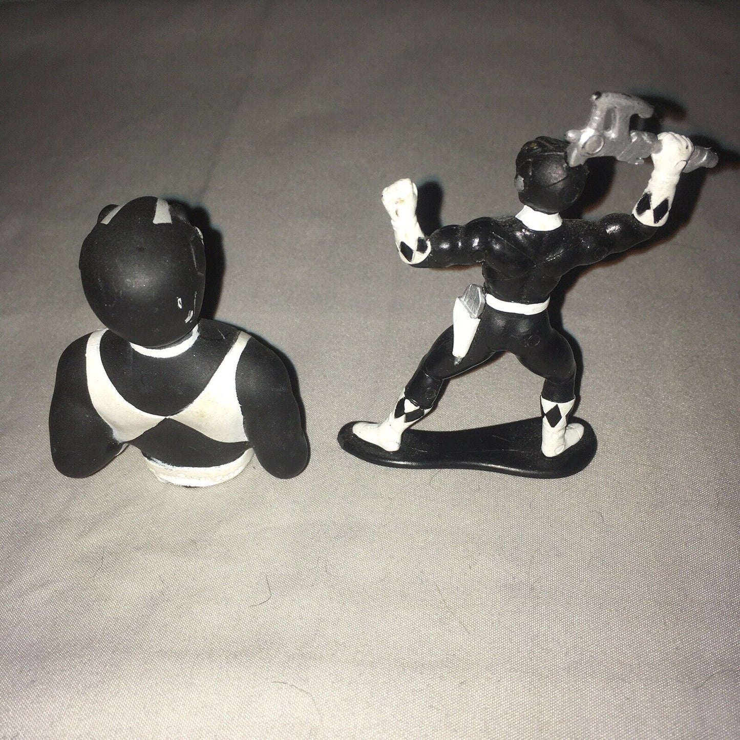 Toy Power Rangers 1993 Cake Topper / 1995 Finger Puppet Vintage Bandai MMPR Lot