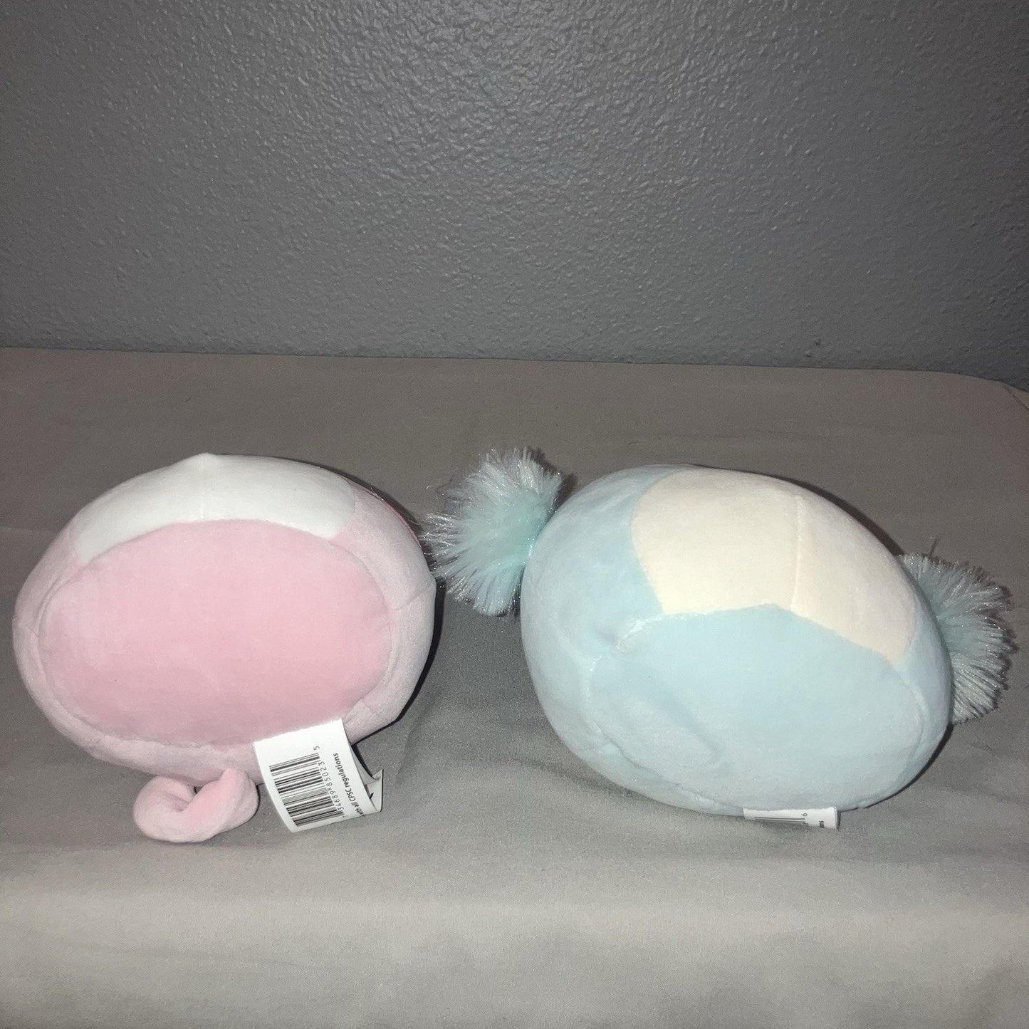 Squishmallows Paulita The Pink Cat / Cedric The Chick Kellytoy Stuffed Plush Lot