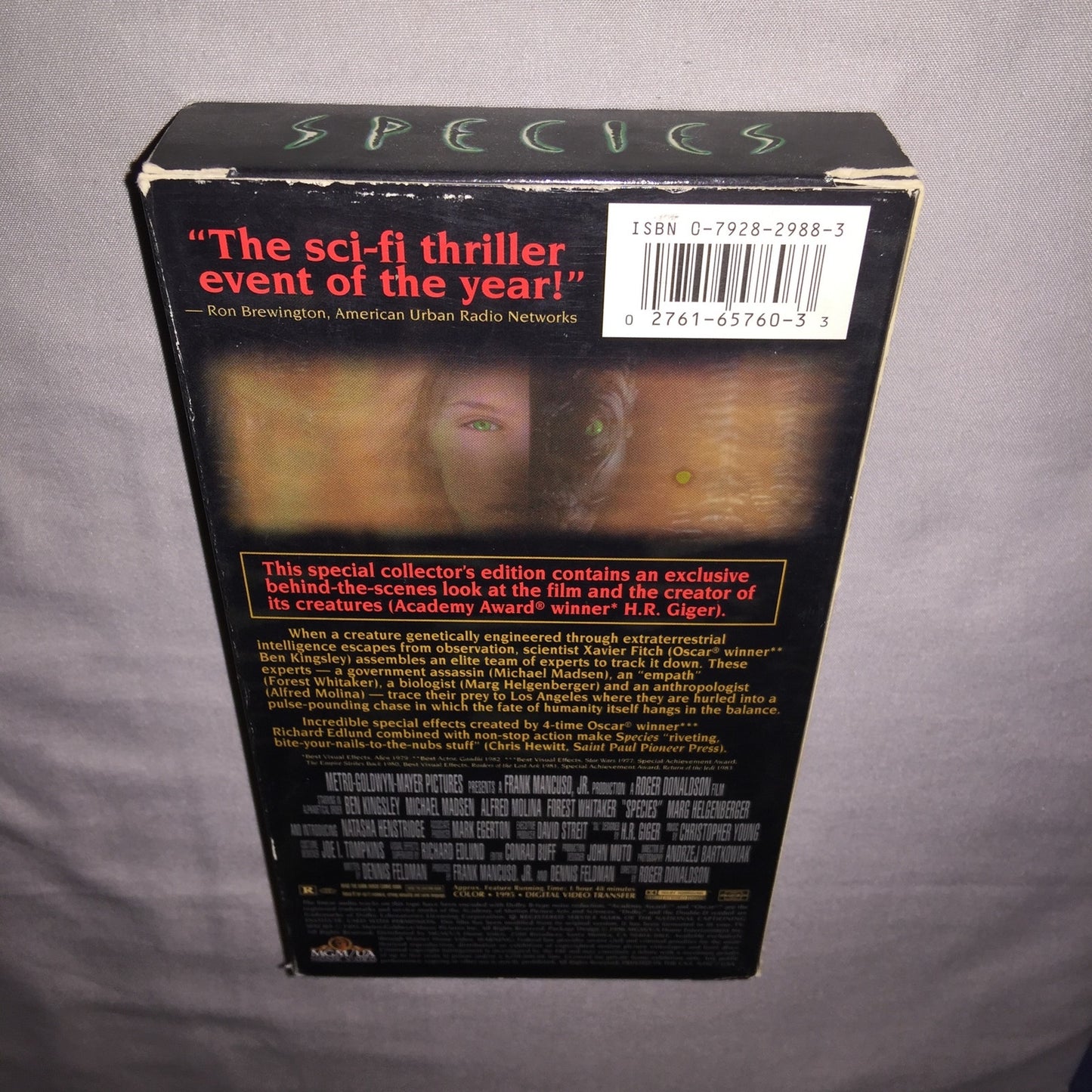 Vhs Used Species 2 Different Special Collector's Edition Tape Lot H.R. Giger Lot