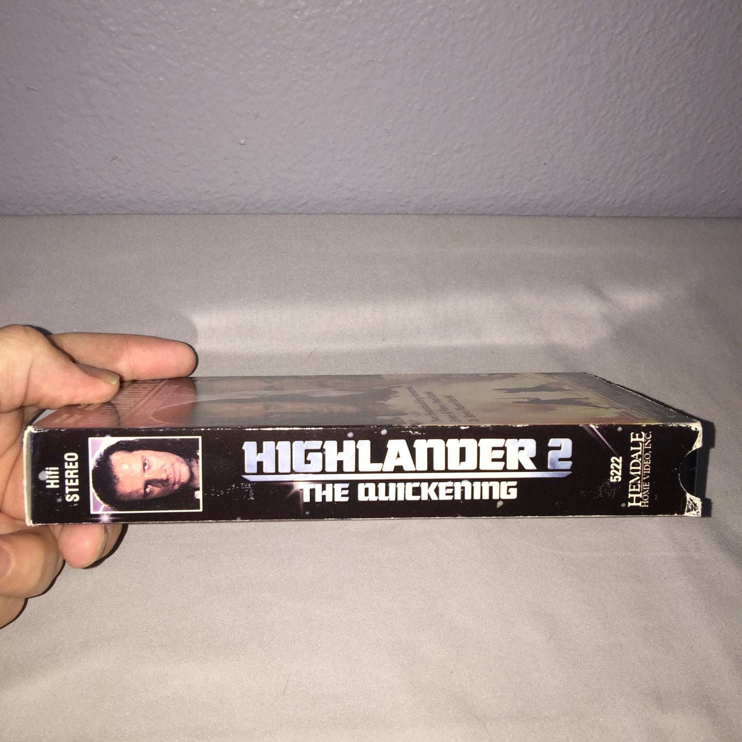 Vhs Used Highlander 2 The Quickening Tape Michael Ironside Sean Connery Hemdale
