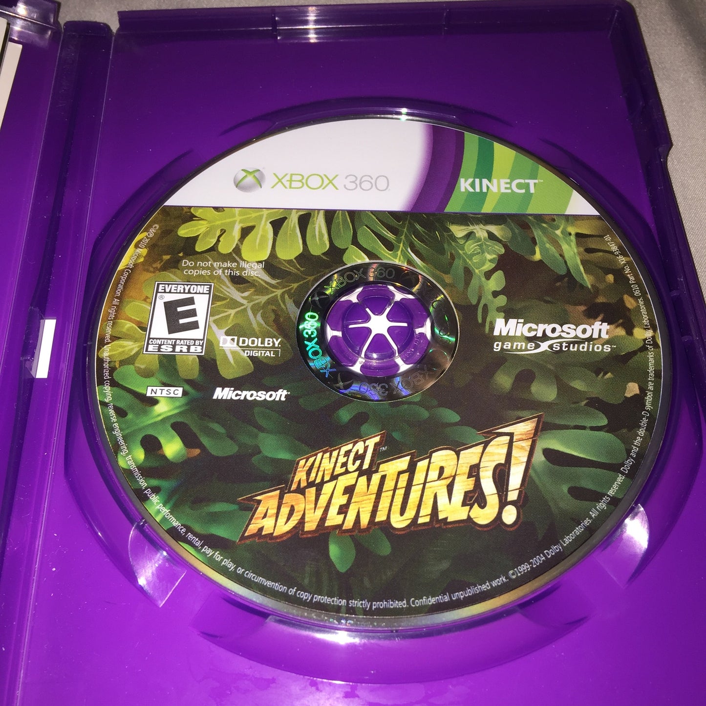 Xbox 360 New Sealed Kinect Adventures / Open Kinect Adventures Enjoy / Collect 1