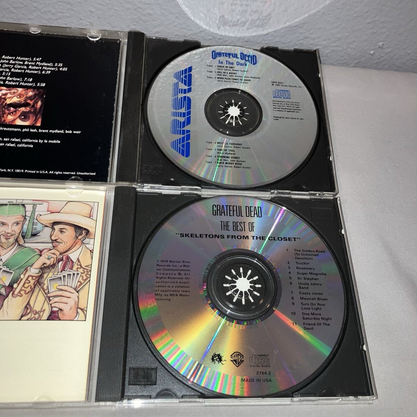 Cd Used Grateful Dead In The Dark / Skeletons From The Closet Bundle See Pics