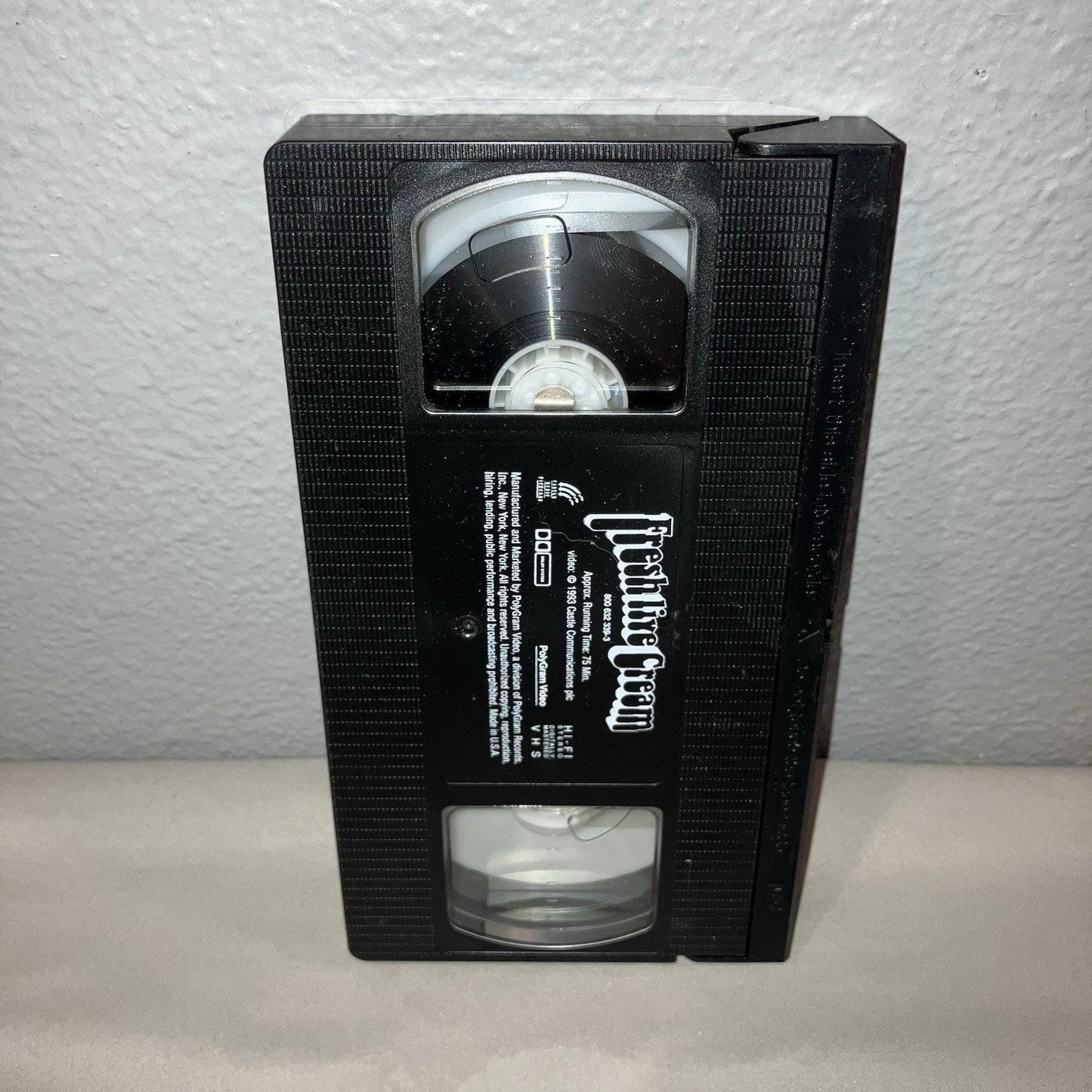Vhs Used Fresh Live Cream 1993 Previously Unreleased Archive Footage Tape Works